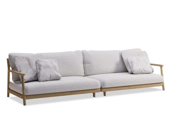 Garten Anbausofa aus Teakholz | MANUTTI | Muyu