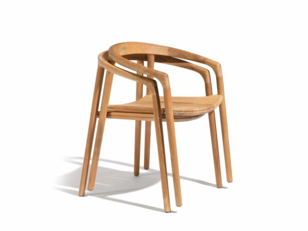 Stapelbarer Stuhl aus Teakholz | MANUTTI | Solid - Image 3