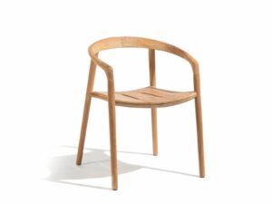 Stapelbarer Stuhl aus Teakholz | MANUTTI | Solid
