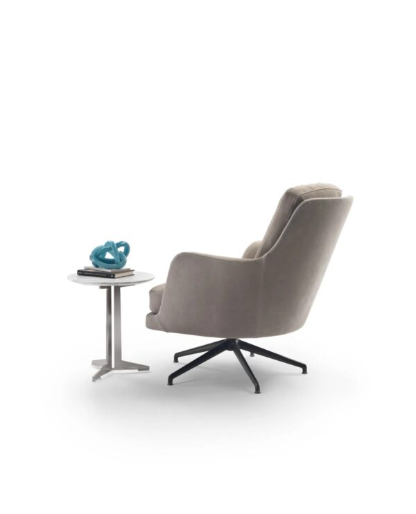 Drehbarer Sessel aus Stoff mit Armlehnen | Flexform | Marley - Image 4
