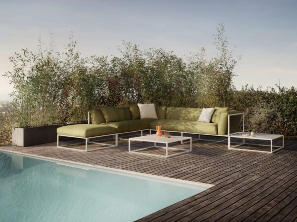Niedriger quadratischer Couchtisch aus Keramik | MDF Italia | Arpa - Image 8