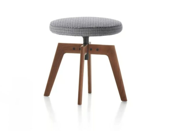 Drehhocker gepolsterter Hocker mit Sternfuss | MDF Italia | Flow - Image 2