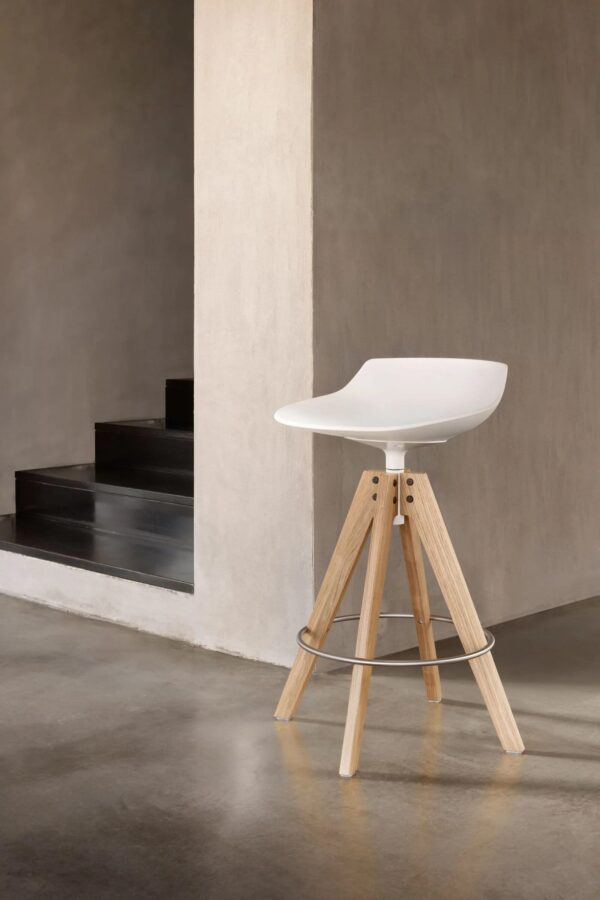 Drehhocker Hochhocker mit Sternfuss | MDF Italia | Flow - Image 5
