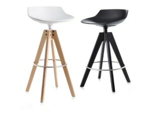 Drehhocker Hochhocker mit Sternfuss | MDF Italia | Flow