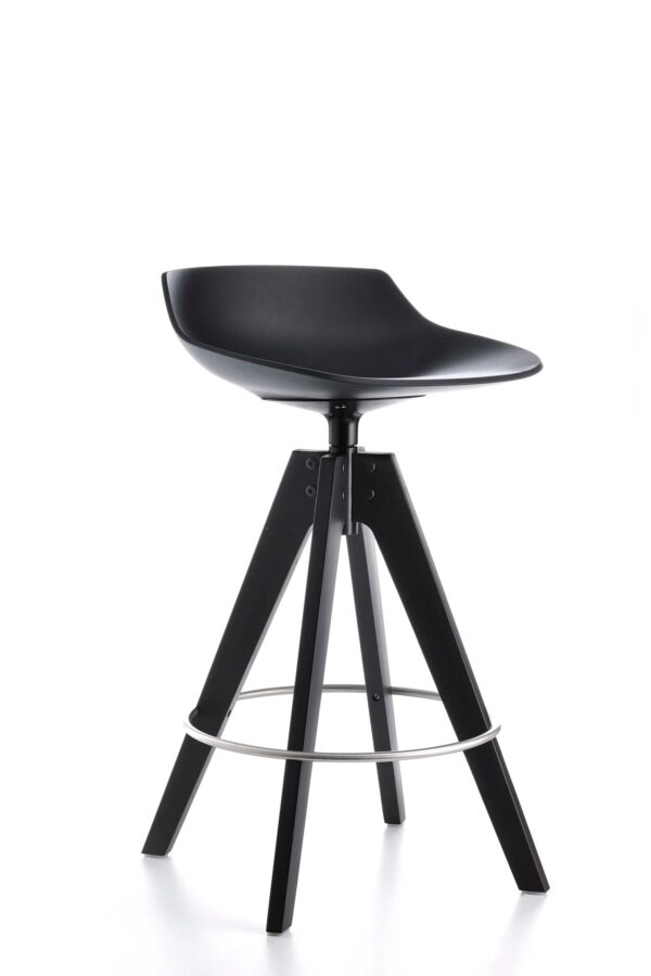 Drehhocker Hochhocker mit Sternfuss | MDF Italia | Flow - Image 2