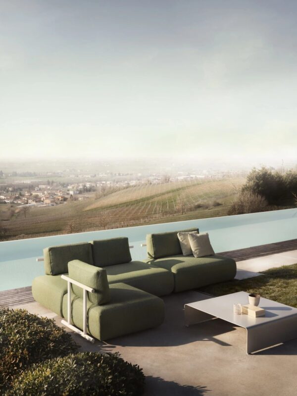 Niedriger Couchtisch aus Aluminium | MDF Italia - Image 7