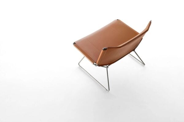 Mit Kufengestell Sessel aus gegerbtem Leder | MDF Italia | Neil - Image 4