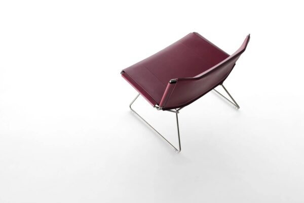 Mit Kufengestell Sessel aus gegerbtem Leder | MDF Italia | Neil - Image 5