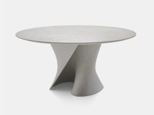 Runder Tisch aus Kunststein | MDF Italia