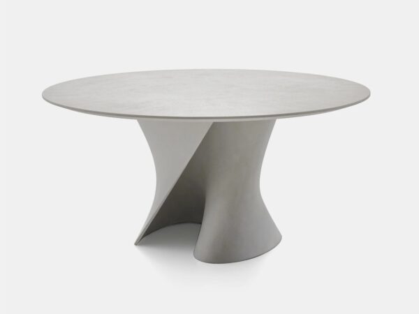 Runder Tisch aus Kunststein | MDF Italia