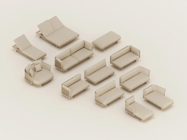 Gartensofa aus Stoff | Kettal | Mesh - Image 6