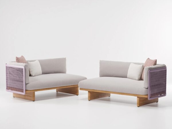 Modulares Gartensofa aus Stoff | Kettal | Mesh - Image 2