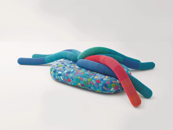 Sitzpuff aus Filz mit abnehmbarem Bezug | Paola Lenti | Metamorfosi - Image 2