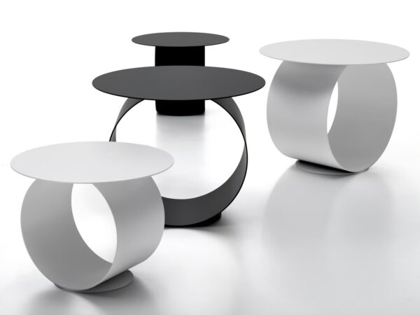 Runder Couchtisch aus Stahl | MDF Italia - Image 3