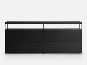 Sideboard mit Klappensysteme mit Schubladen | MDF Italia | Minima
