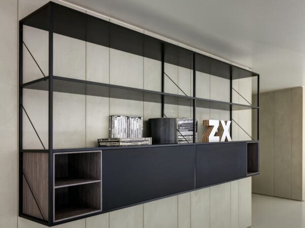 Offenes Hänge-Bücherregal aus Aluminium | MDF Italia | Minima - Image 3