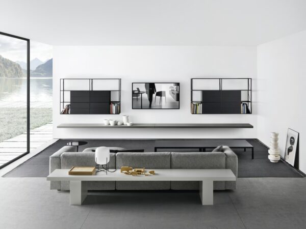 Offenes Hänge-Bücherregal aus Aluminium | MDF Italia | Minima - Image 2