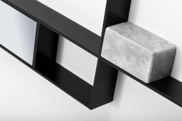 Spiegel aus Stahl mit Rahmen zur Wandmontage | MDF Italia - Image 7