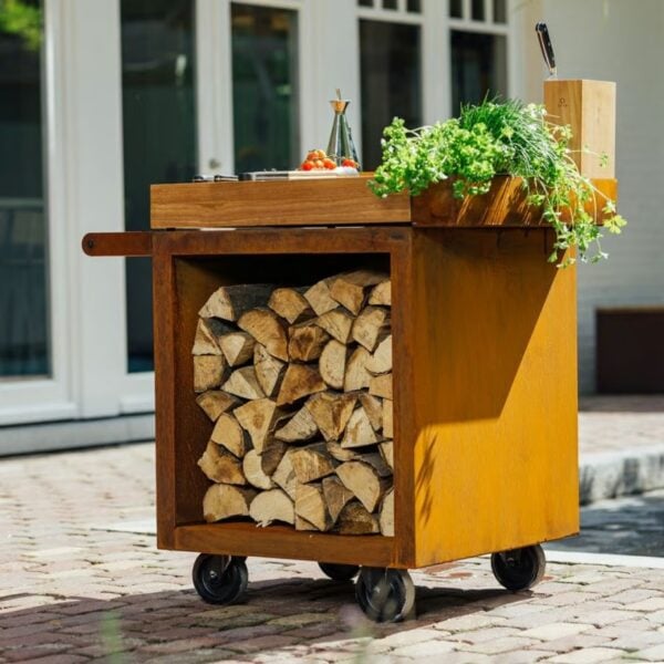 Garten-Servierwagen aus Corten™ | OFYR | OFYR Mise en Place PRO - Image 4