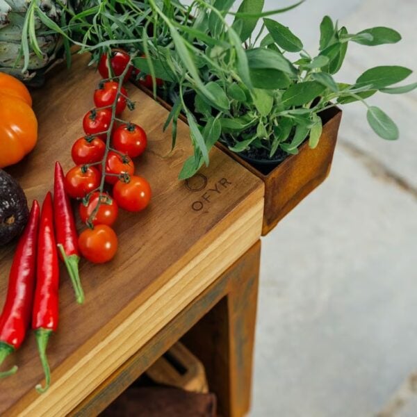 Garten-Servierwagen aus Corten™ | OFYR | OFYR Mise en Place PRO - Image 3