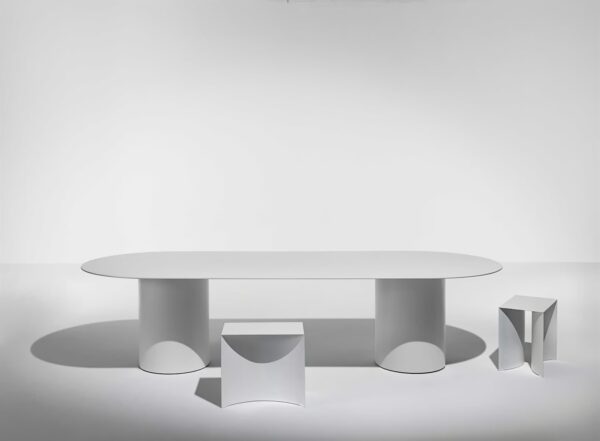 Ovaler Tisch aus Aluminium | Desalto - Image 6