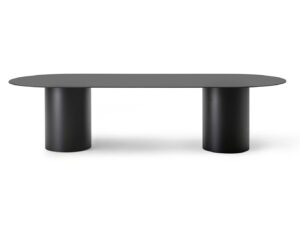Ovaler Tisch aus Aluminium | Desalto