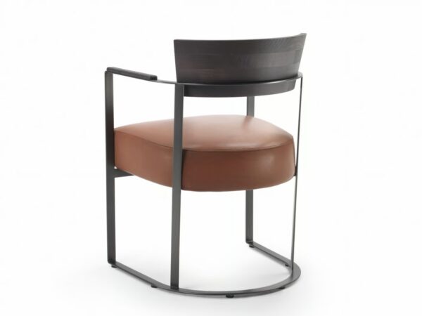 Stuhl aus Leder mit Armlehnen | Flexform | Morgan - Image 2