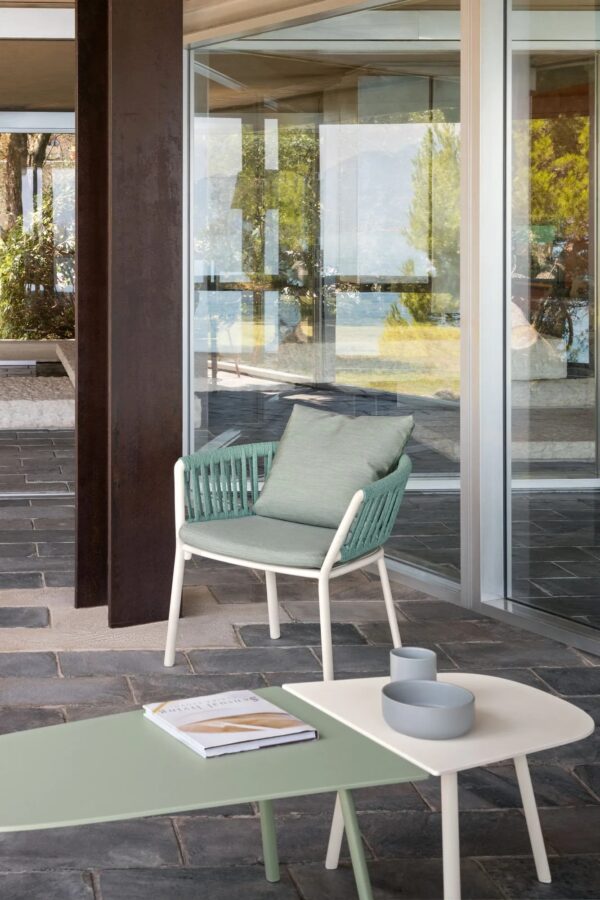 Modularer Garten-Beistelltisch aus Aluminium | FAST | Mosaiko - Image 2