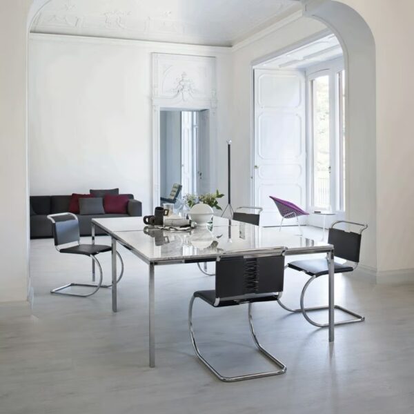Freischwinger aus Leder | Knoll | MR - Image 7