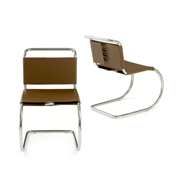 Freischwinger aus Leder | Knoll | MR - Image 3