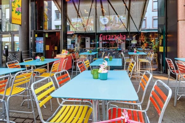 Tubular steel chairs, benches and tables | Manufakt - Image 20