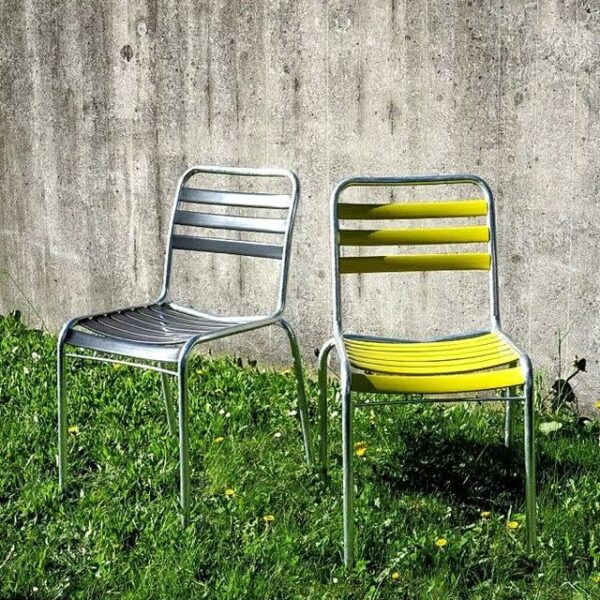 Tubular steel chairs, benches and tables | Manufakt - Image 9