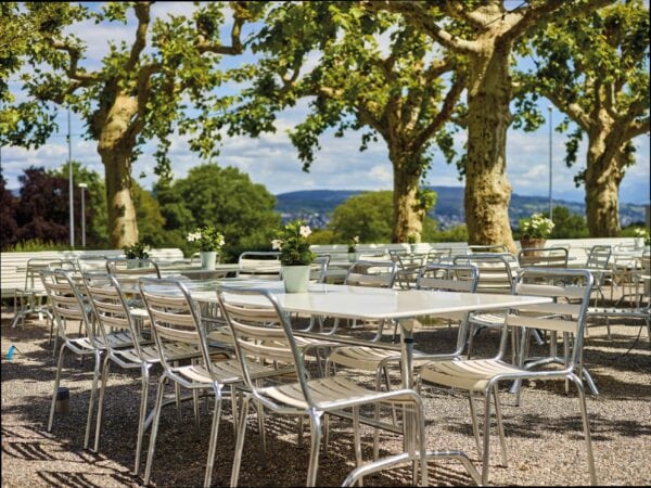 Tubular steel chairs, benches and tables | Manufakt - Image 17