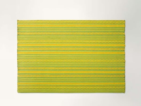 Rechteckiger Streifen- Teppich aus Stoff | Paola Lenti | Natural