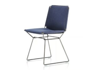 Mit Kufengestell Stuhl aus Denim | MDF Italia | Neil