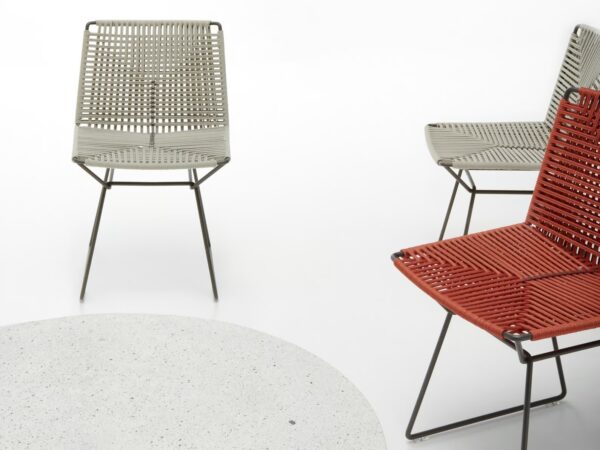 Mit Kufengestell Gartenstuhl aus Seil | MDF Italia | Neil - Image 8