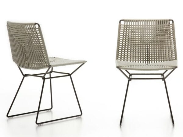 Mit Kufengestell Gartenstuhl aus Seil | MDF Italia | Neil - Image 2