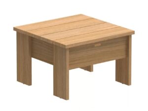 Couchtisch / Fussbank für den Aussenbereich aus Teakholz | Royal Botania | New England
