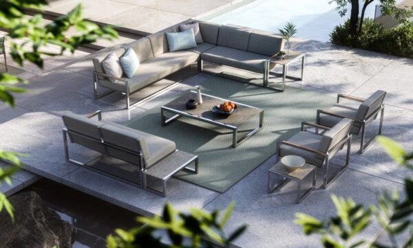 2-Sitzer Gartensofa aus Batyline® | Royal Botania | Ninix Lounge - Image 2