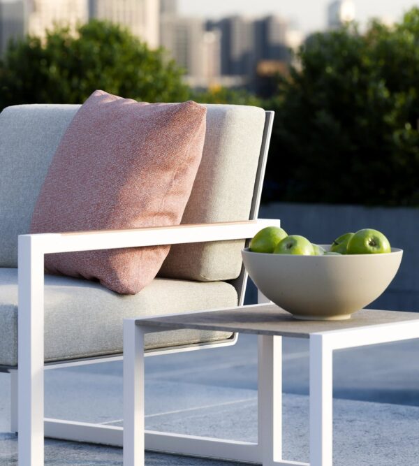 3-Sitzer Gartensofa aus Batyline® mit Kufengestell | Royal Botania | Ninix Lounge - Image 5