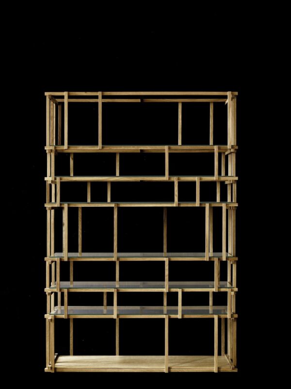 Raumteiler Bücherregal aus Holz | Living Divani - Image 6