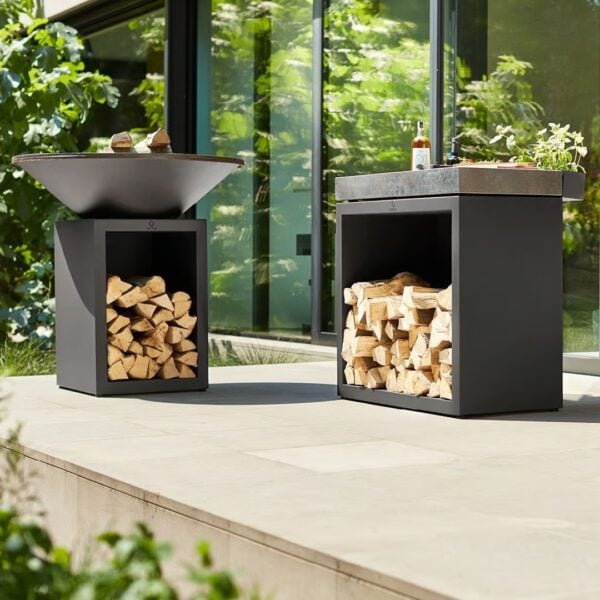 Holzkorb / Küchenelement aus pulverbeschichtetem Stahl | OFYR | OFYR Butcher Blocks - Image 2