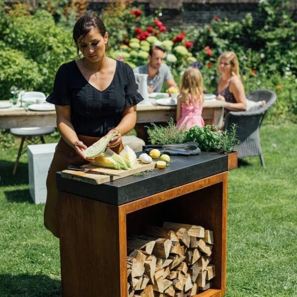 Holzkorb / Küchenelement aus Corten™ | OFYR | OFYR Butcher Blocks - Image 3