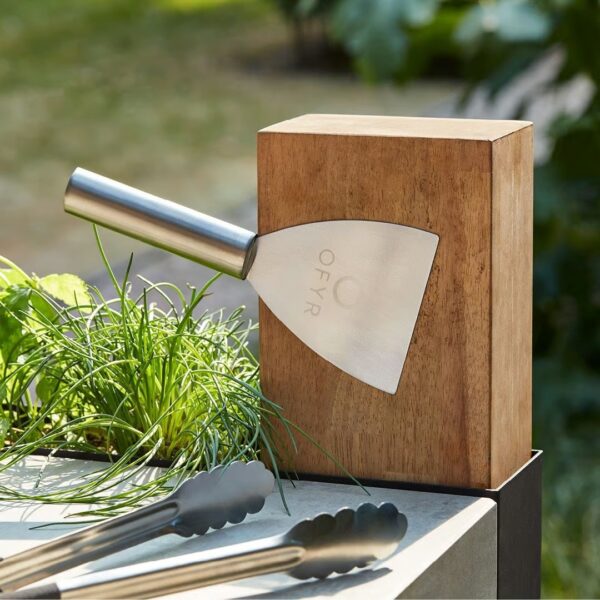 Holz- Gartengrill aus Corten™ mit Rollen | OFYR | OFYR Classic Storage PRO - Image 6
