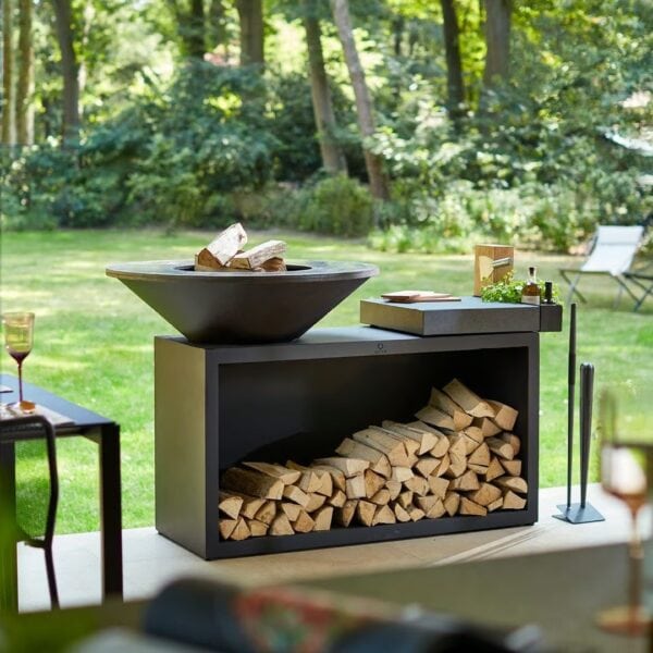 Holz- Gartengrill aus pulverbeschichtetem Stahl | OFYR | OFYR Island - Image 3