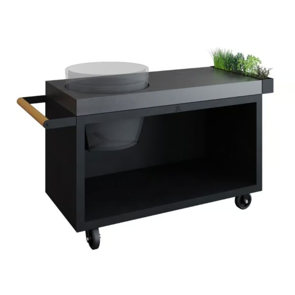 Gartengrill aus Stahl mit Rollen | OFYR | OFYR Kamado Table PRO - Image 2