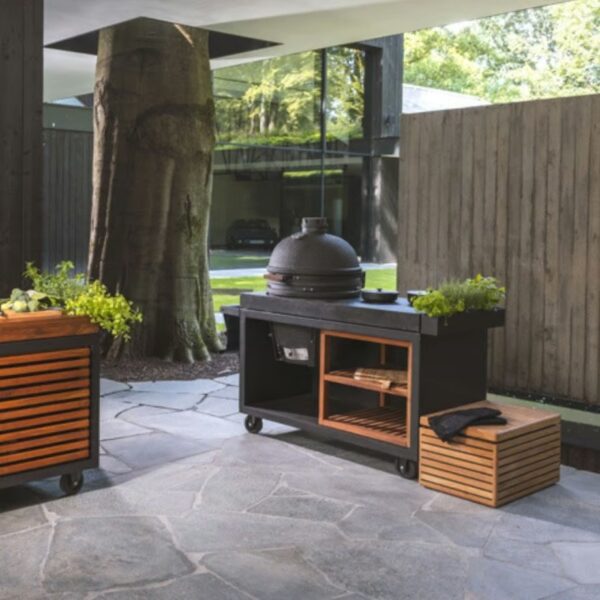 Gartengrill aus Stahl mit Rollen | OFYR | OFYR Kamado Table PRO - Image 3