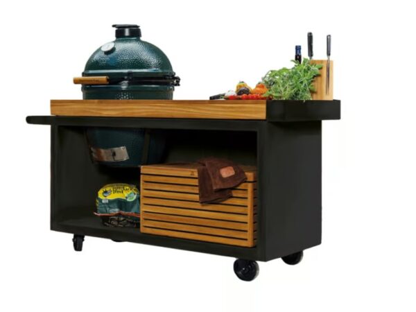 Gartengrill aus Stahl mit Rollen | OFYR | OFYR Kamado Table PRO - Image 2