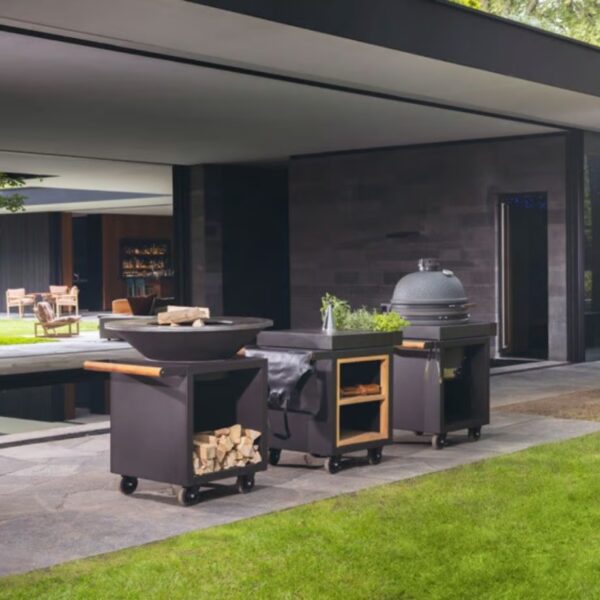 Gartengrill aus Stahl mit Rollen | OFYR | OFYR Kamado Table PRO - Image 3
