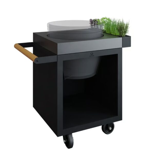 Gartengrill aus Stahl mit Rollen | OFYR | OFYR Kamado Table PRO - Image 2